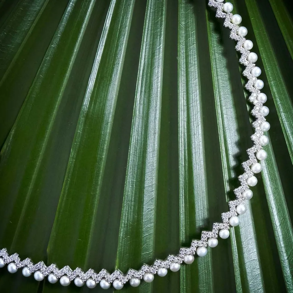 APM Monaco Collier Ajustable Up And Down Avec Perles - Argent^ Colliers