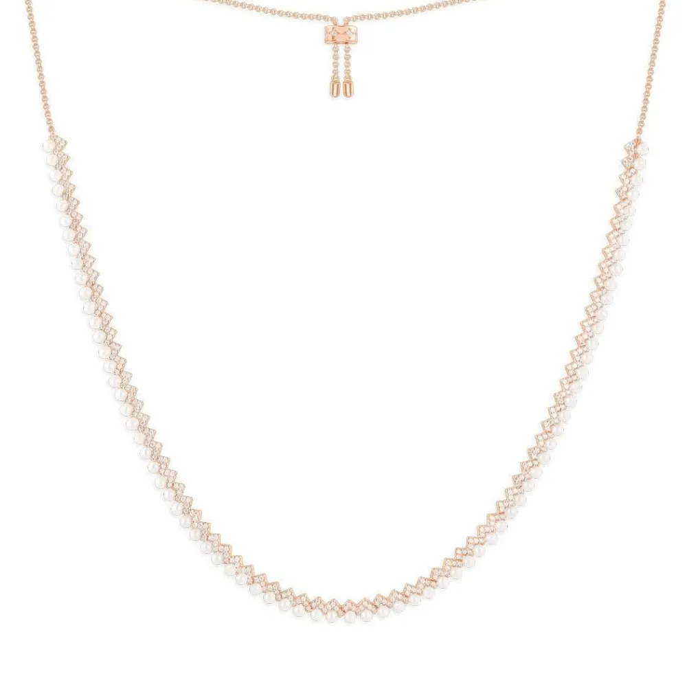 APM Monaco Collier Ajustable Up And Down Avec Perles^ Colliers