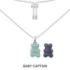 APM Monaco Collier Ajustable Yummy Bear (Clip) Baby Captain - Argent^ Colliers