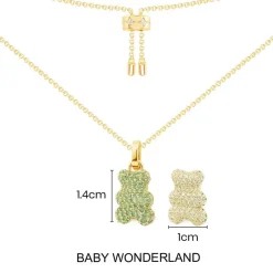 APM Monaco Collier Ajustable Yummy Bear (Clip) Baby Wonderland^ Colliers