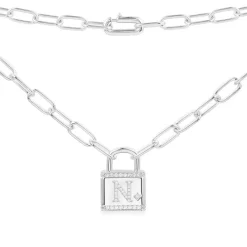APM Monaco Collier Cadenas Alphabet-A - Argent^ Colliers