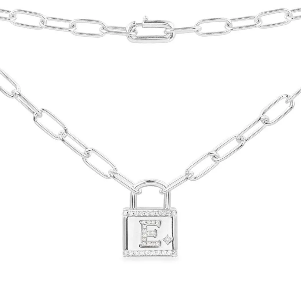 APM Monaco Collier Cadenas Alphabet-A - Argent^ Colliers