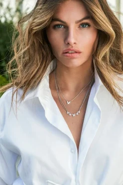 APM Monaco Collier Papillon - Argent^ Colliers