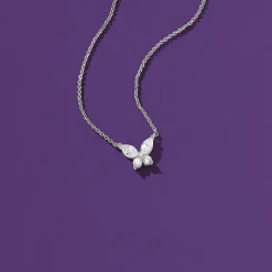 APM Monaco Collier Papillon - Argent^ Colliers