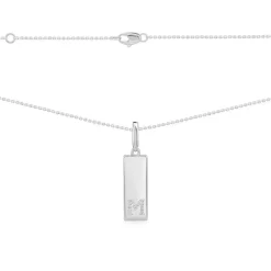 APM Monaco Collier Plaque Alphabet-A - Argent^ Colliers