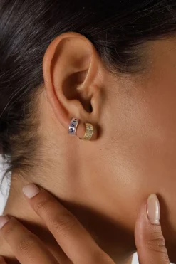 APM Monaco Creoles Code Morse Love^ Boucles D'Oreilles