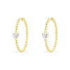APM Monaco Creoles Coeur^ Boucles D'Oreilles