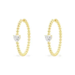 APM Monaco Creoles Coeur^ Boucles D'Oreilles