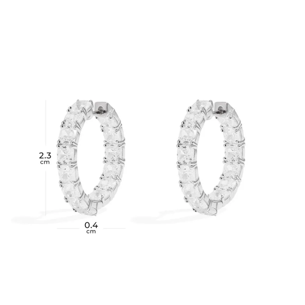 APM Monaco Creoles Eclat^ Boucles D'Oreilles