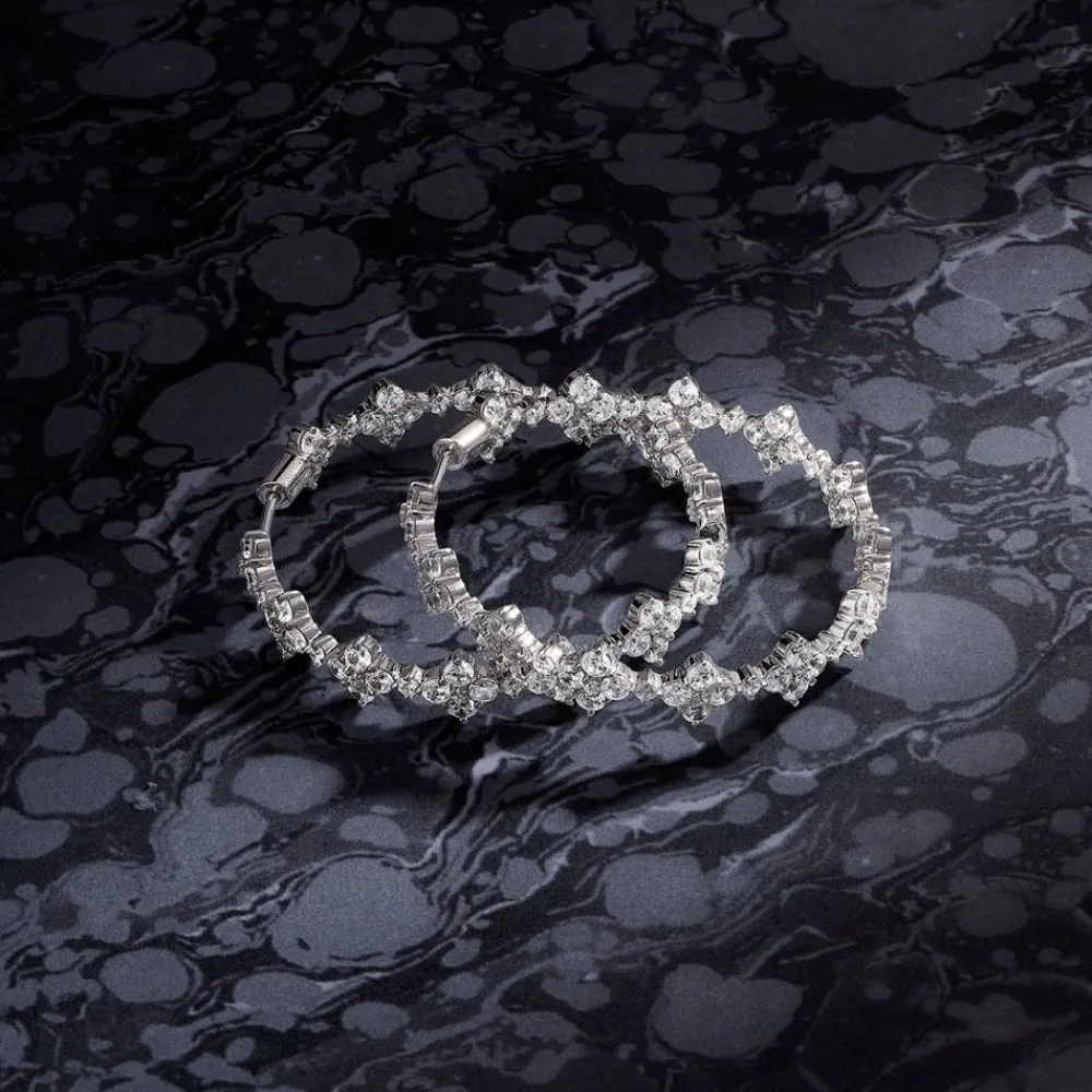 APM Monaco Creoles Eclat - Argent^ Boucles D'Oreilles