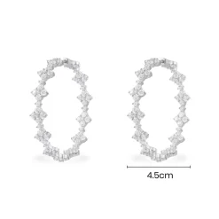 APM Monaco Creoles Eclat - Argent^ Boucles D'Oreilles