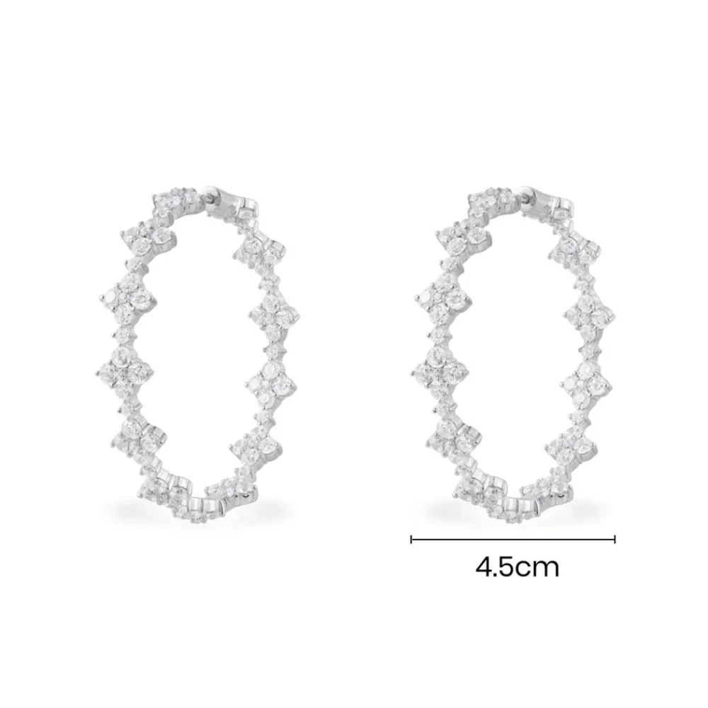 APM Monaco Creoles Eclat - Argent^ Boucles D'Oreilles