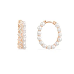 APM Monaco Creoles Up And Down Avec Perles^ Boucles D'Oreilles