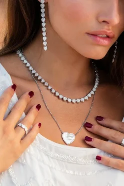 APM Monaco Full Heart Choker^ Colliers