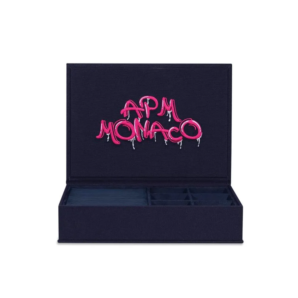 APM Monaco Grande Boite A Bijoux Graffiti Rose^ Accessoires