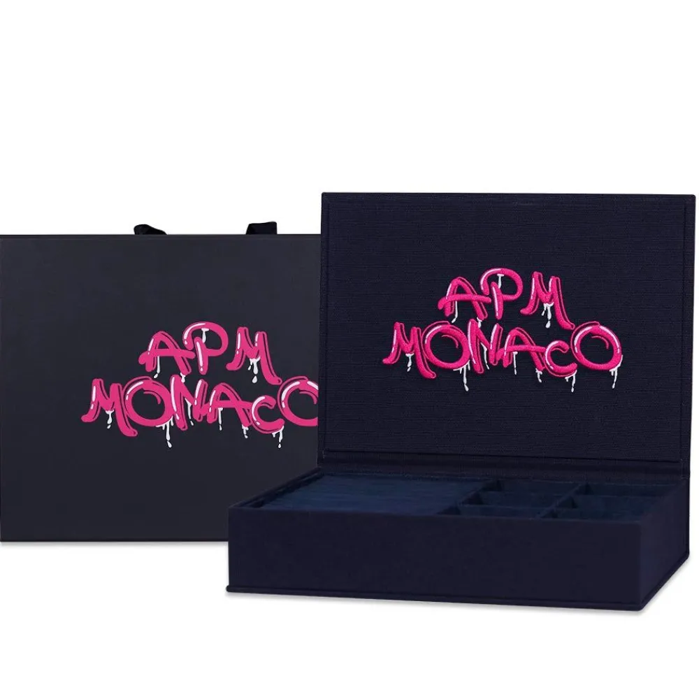 APM Monaco Grande Boite A Bijoux Graffiti Rose^ Accessoires