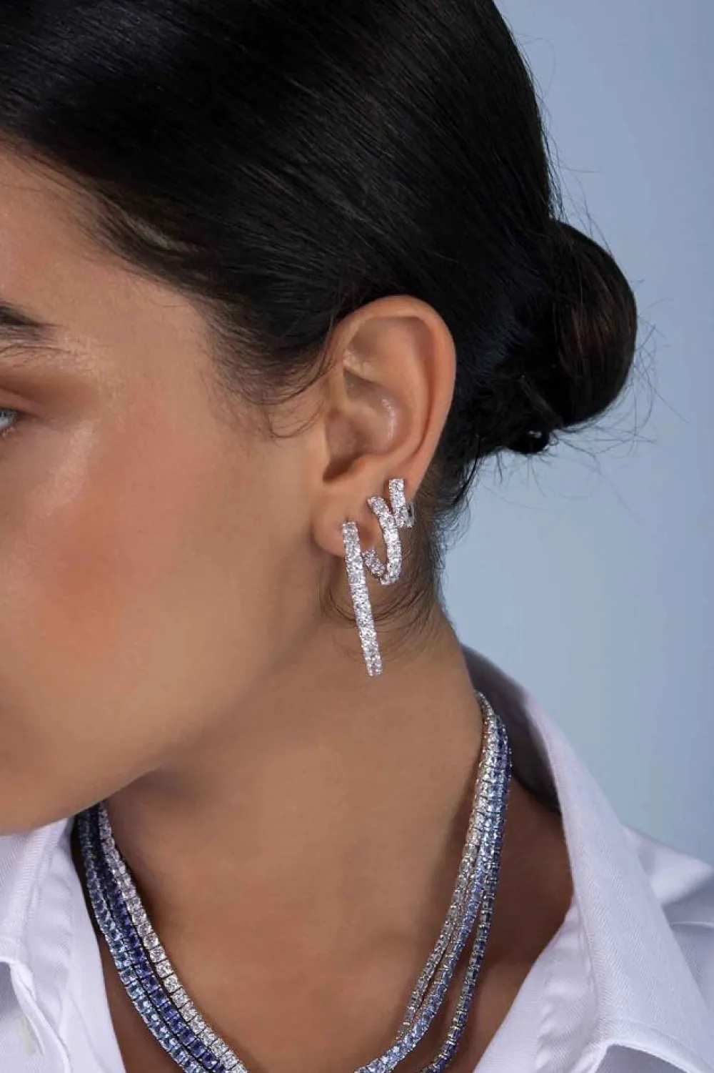 APM Monaco Grandes Creoles Eclat^ Boucles D'Oreilles