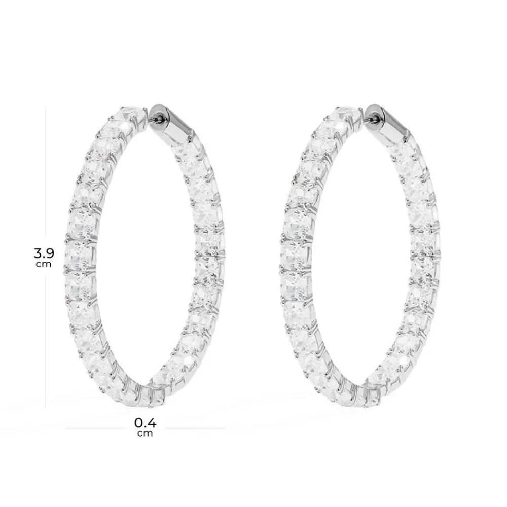 APM Monaco Grandes Creoles Eclat^ Boucles D'Oreilles