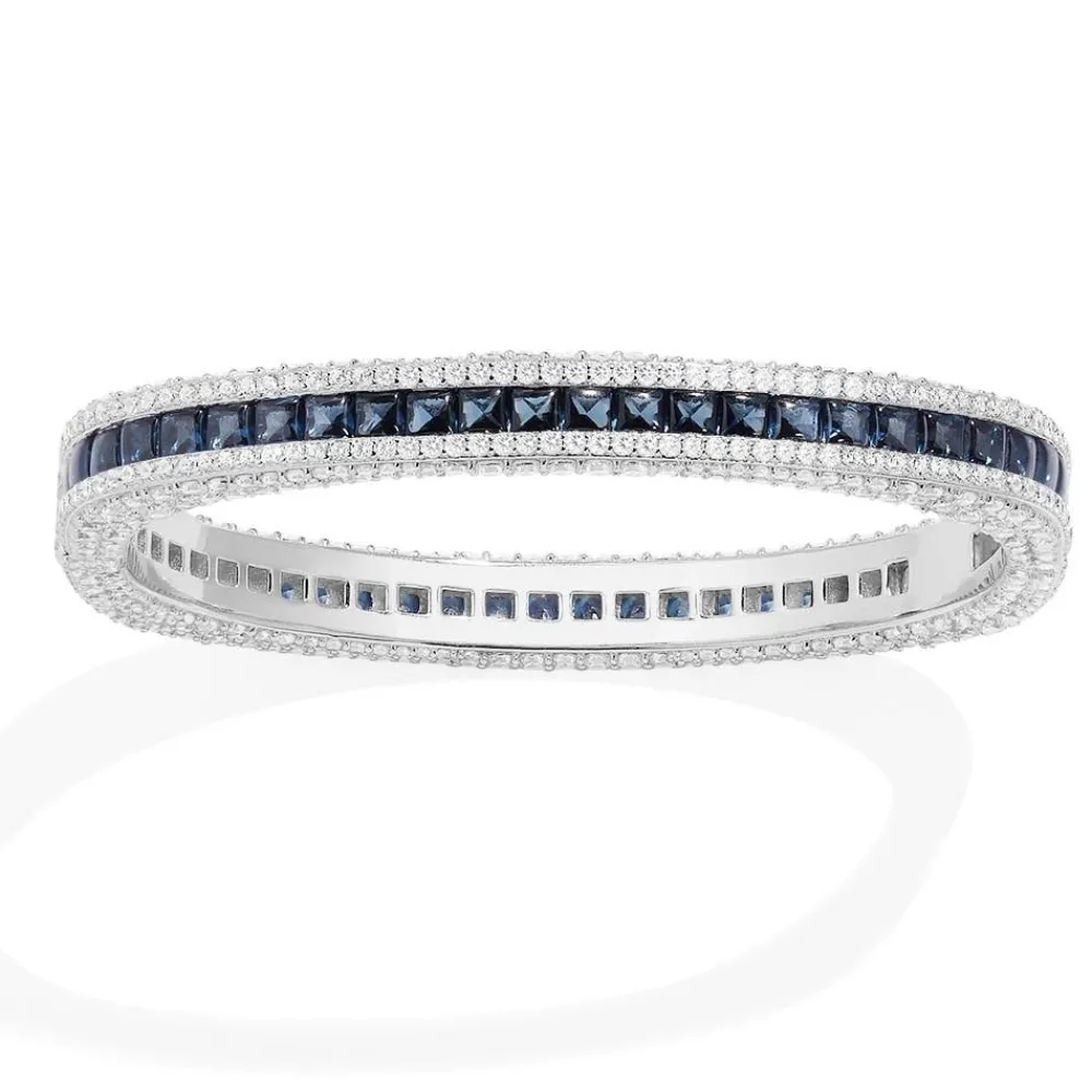 APM Monaco Jonc Pave Bleu^ Bracelets