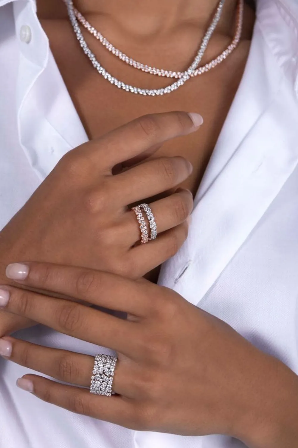 APM Monaco Pave Ring^ Bagues