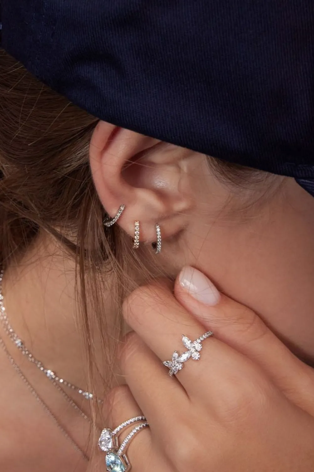 APM Monaco Petites Boucles D'Oreilles En Anneaux 8,5Mm - Argent^ Boucles D'Oreilles