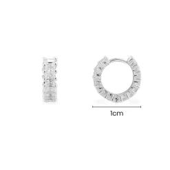 APM Monaco Petites Boucles D'Oreilles Eclat En Anneaux - Argent^ Boucles D'Oreilles