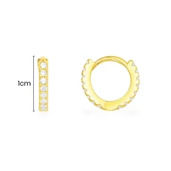 APM Monaco Petites Creoles^ Boucles D'Oreilles