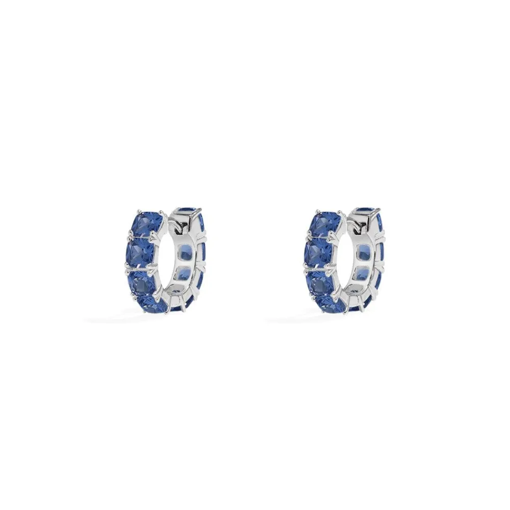 APM Monaco Petites Creoles Eclat Bleu^ Boucles D'Oreilles