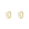 APM Monaco Petites Creoles Papillon^ Boucles D'Oreilles