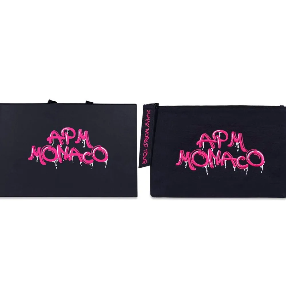 APM Monaco Pochette Graffiti Rose^ Accessoires